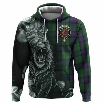 Armstrong Tartan Hoodie Roaring Lion Heritage