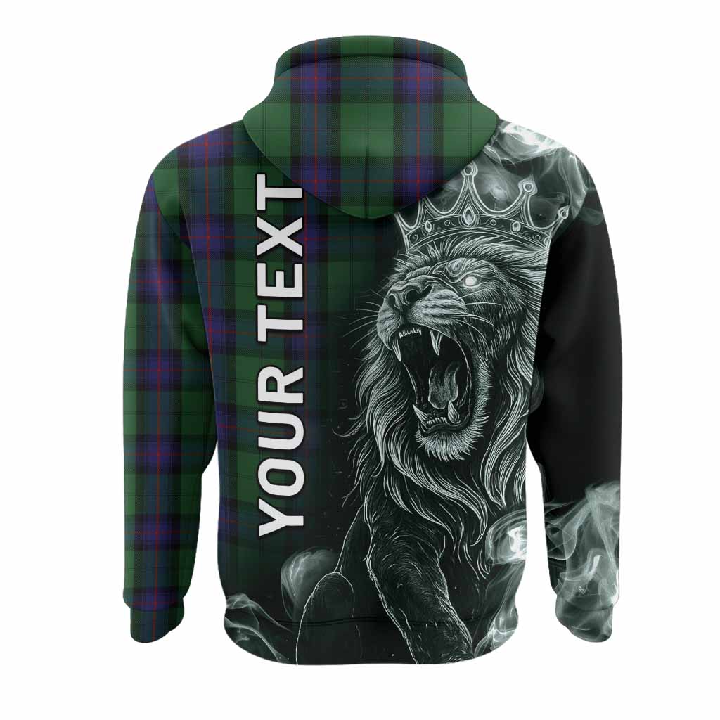 Armstrong Tartan Hoodie Roaring Lion Heritage