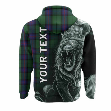 Armstrong Tartan Hoodie Roaring Lion Heritage