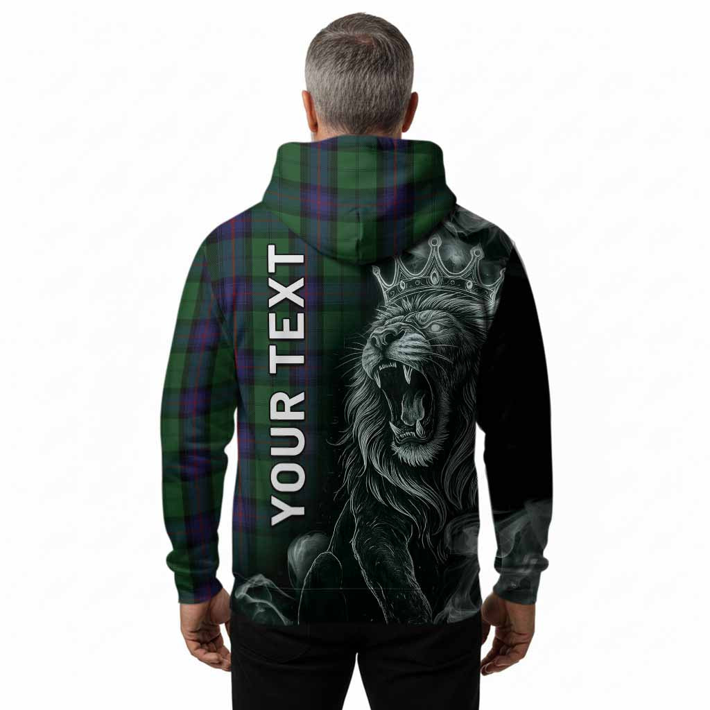 Armstrong Tartan Hoodie Roaring Lion Heritage
