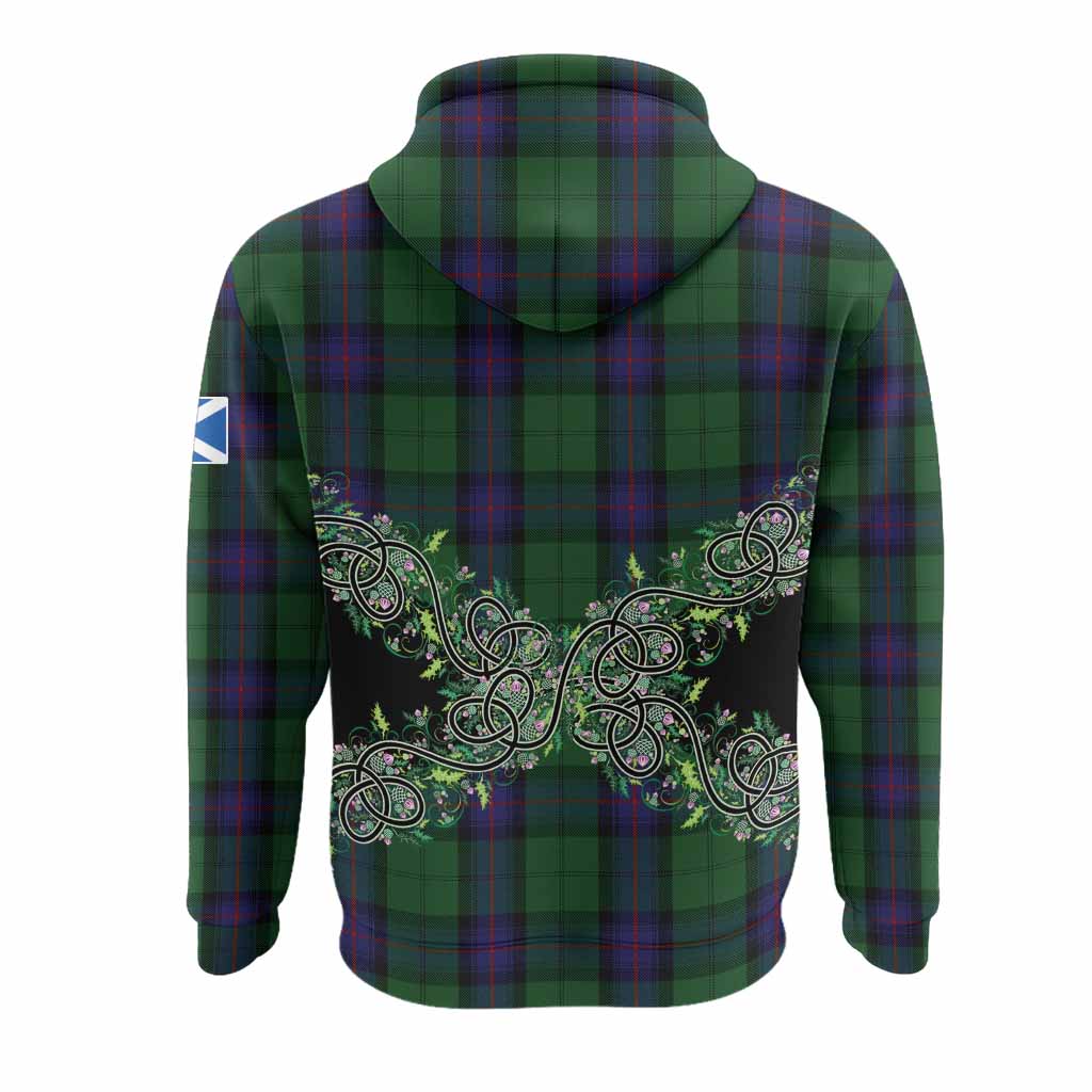 Armstrong Tartan Hoodie Thistle Scottish Spirit