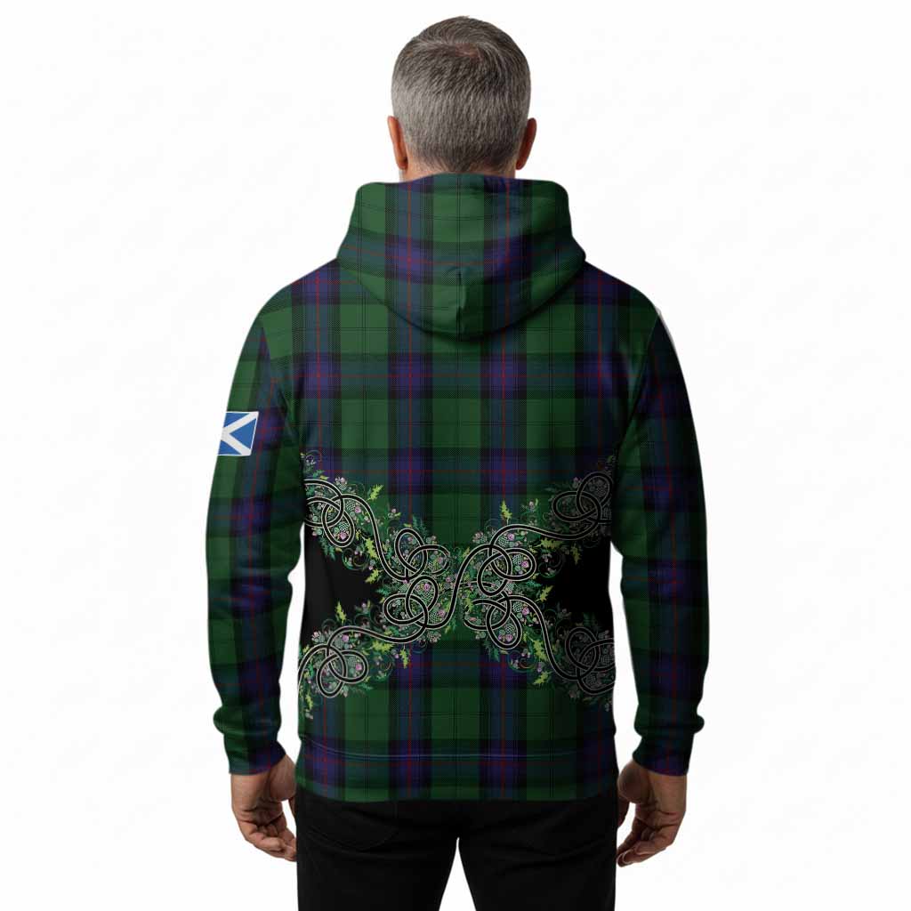 Armstrong Tartan Hoodie Thistle Scottish Spirit