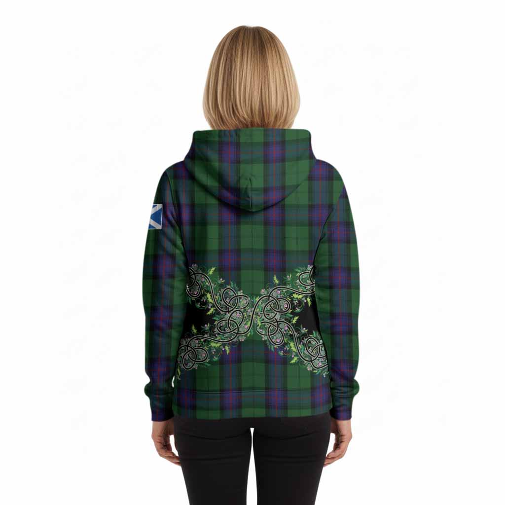 Armstrong Tartan Hoodie Thistle Scottish Spirit