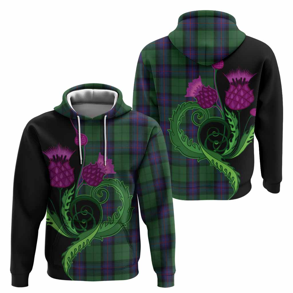 Armstrong Tartan Hoodie Traditional Scottish Thistle