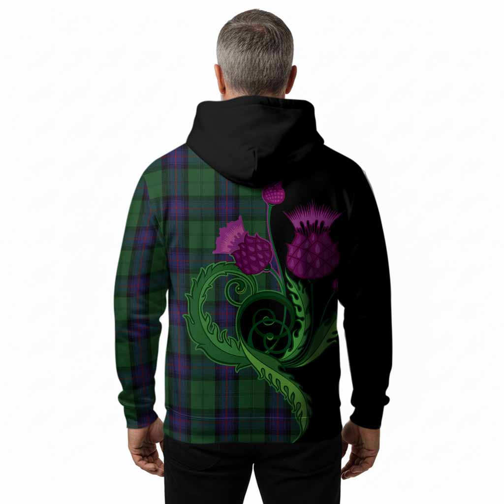 Armstrong Tartan Hoodie Traditional Scottish Thistle