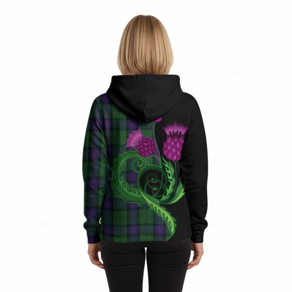 Armstrong Tartan Hoodie Traditional Scottish Thistle
