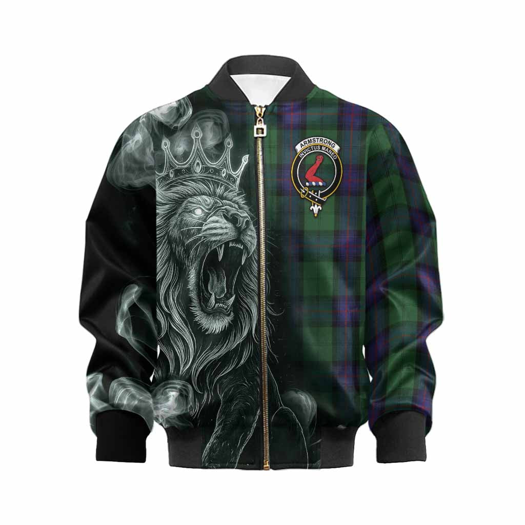 Armstrong Tartan Kid Bomber Jacket Roaring Lion Heritage