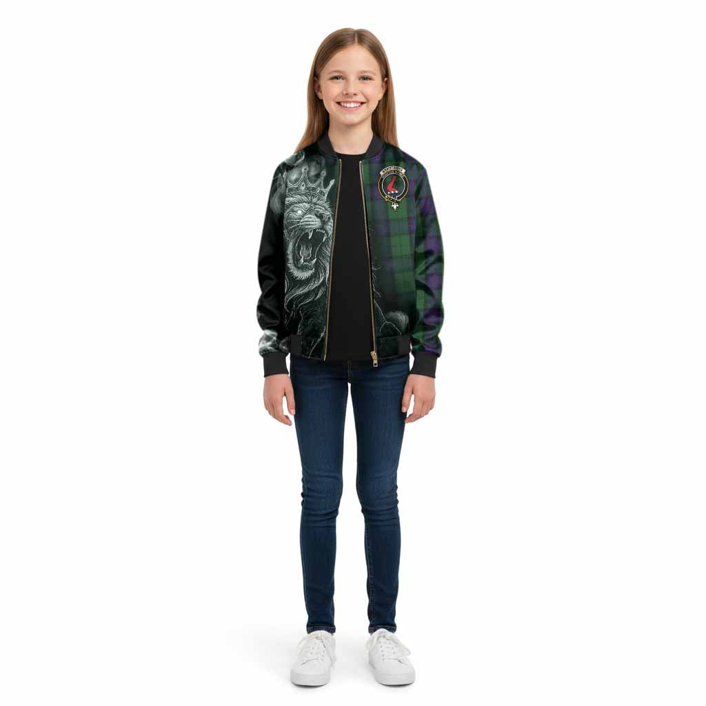 Armstrong Tartan Kid Bomber Jacket Roaring Lion Heritage