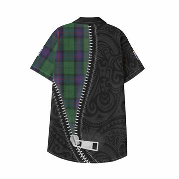 Armstrong Tartan Kid Hawaiian Shirt New Zealand Pattern Unique Zipper Stylized