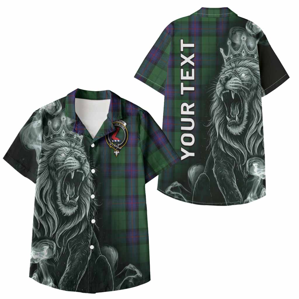 Armstrong Tartan Kid Hawaiian Shirt Roaring Lion Heritage