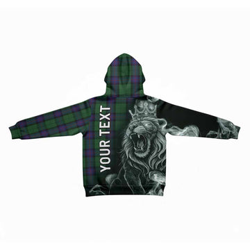 Armstrong Tartan Kid Hoodie Roaring Lion Heritage