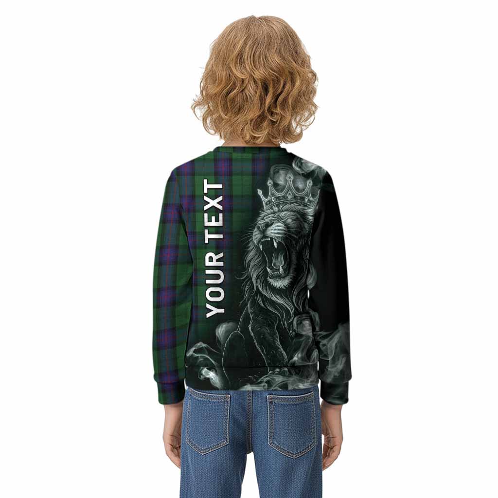 Armstrong Tartan Kid Knitted Sweatshirt Roaring Lion Heritage