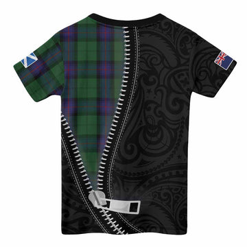 Armstrong Tartan Kid T-shirt New Zealand Pattern Unique Zipper Stylized