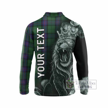 Armstrong Tartan Long Sleeve Polo Shirt Roaring Lion Heritage