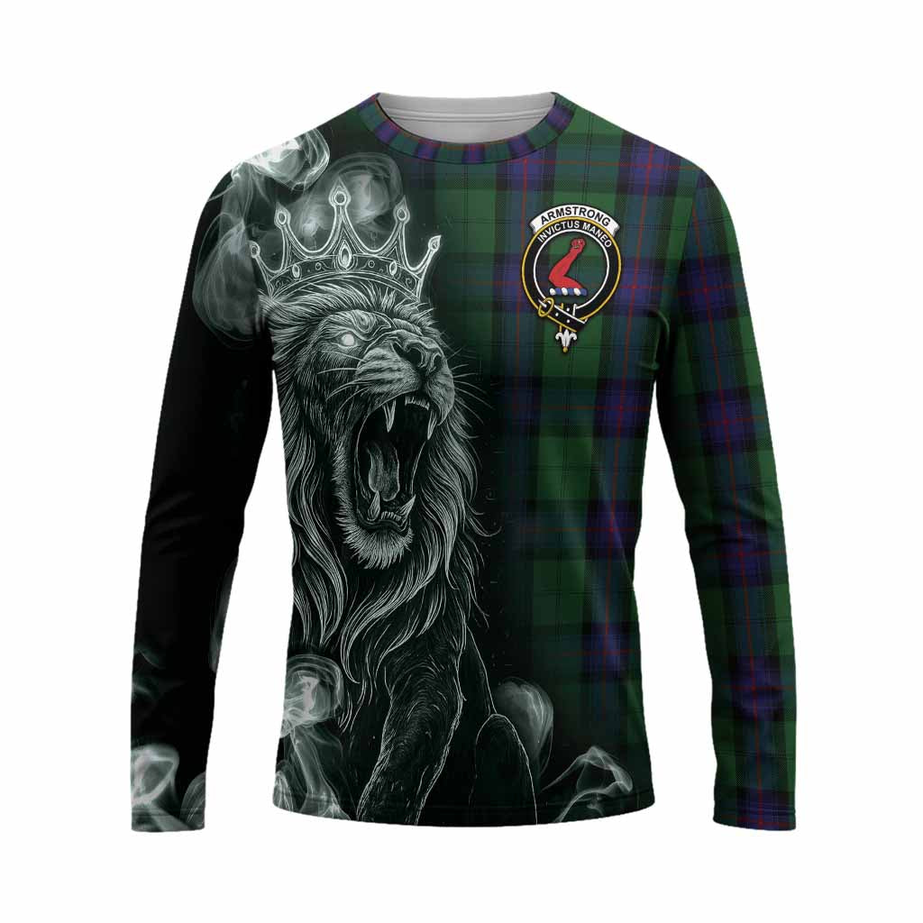 Armstrong Tartan Long Sleeve T-Shirt Roaring Lion Heritage
