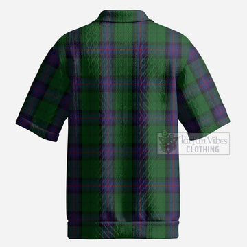 Armstrong Tartan Men’s Polo Sweater Top with Family Crest
