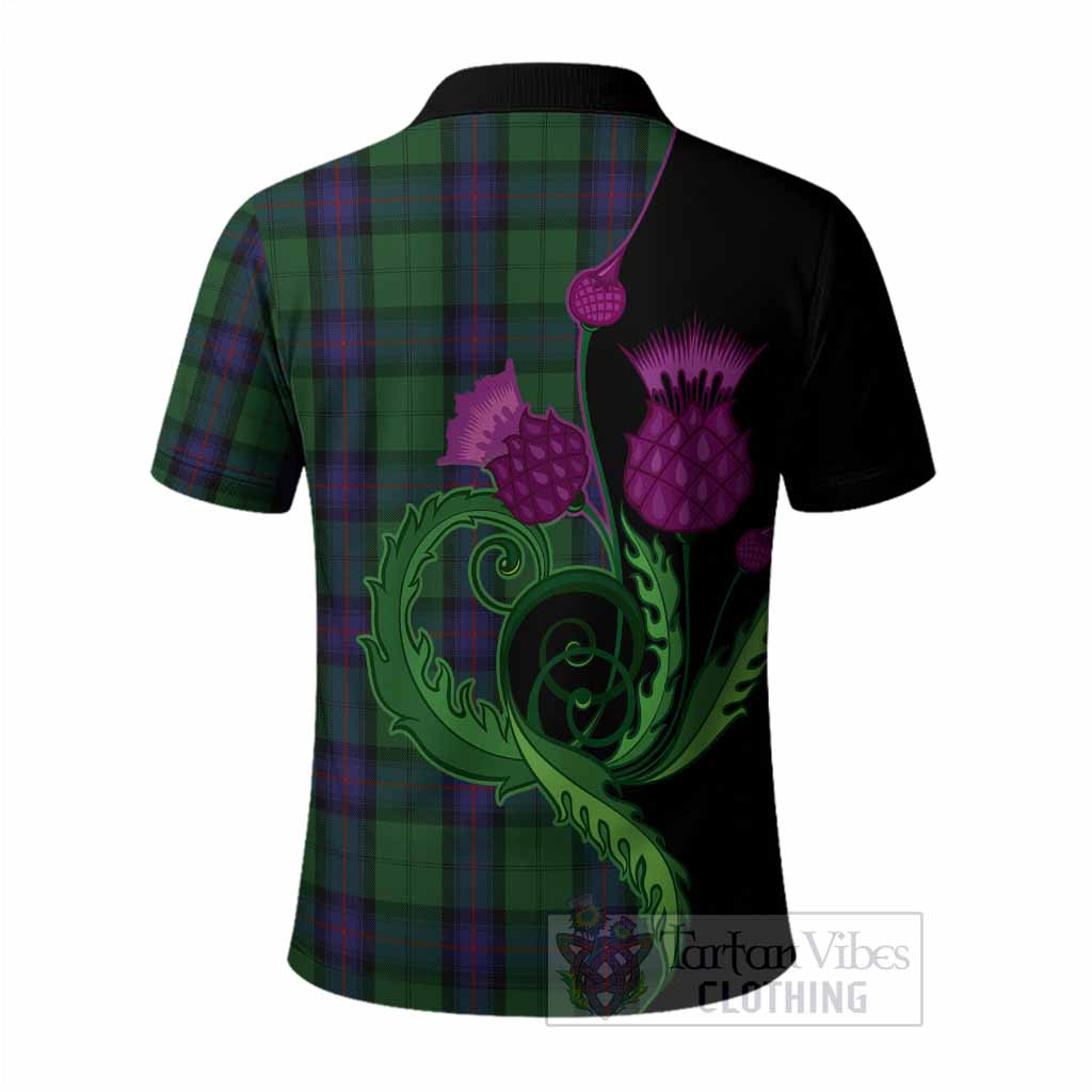 Armstrong Tartan Polo Shirt Traditional Scottish Thistle