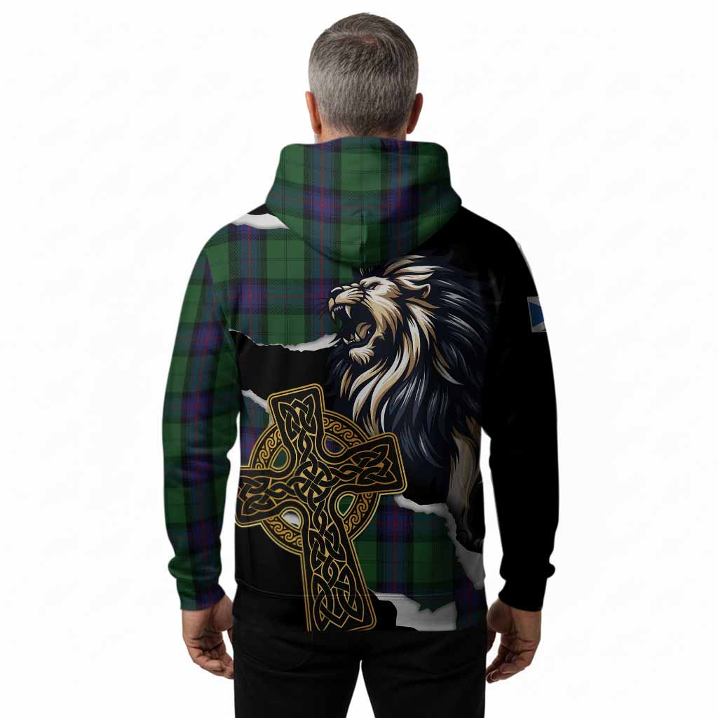 Armstrong Tartan Scottish Hoodie Lion Celtic Heritage