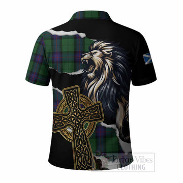 Armstrong Tartan Scottish Polo Shirt Lion Celtic Heritage
