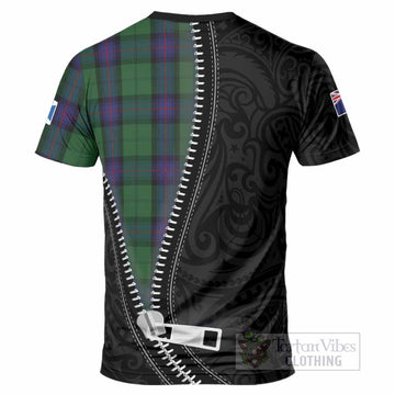 Armstrong Tartan T-Shirt New Zealand Pattern Unique Zipper Stylized