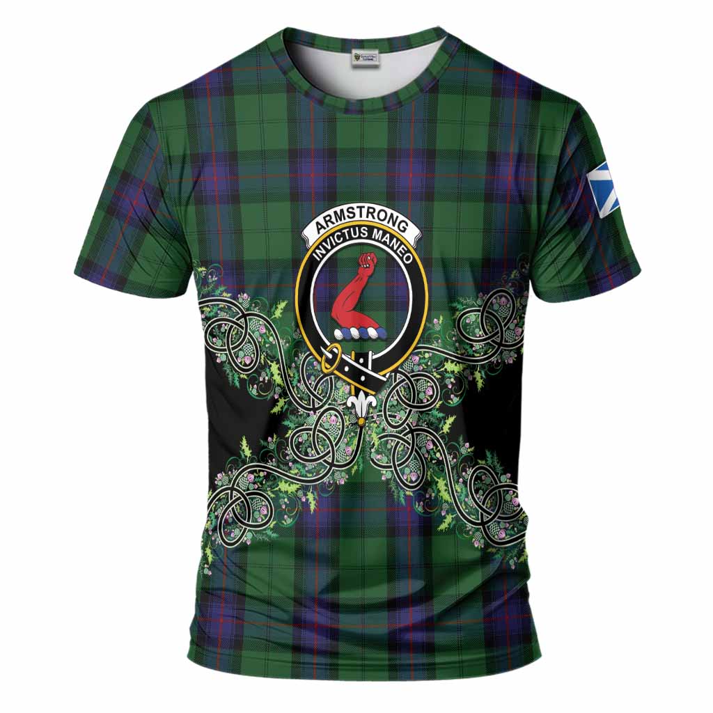 Armstrong Tartan T-Shirt Thistle Scottish Spirit