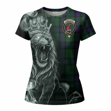 Armstrong Tartan Women T shirt Roaring Lion Heritage