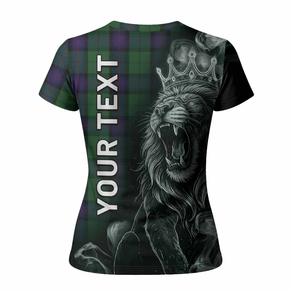 Armstrong Tartan Women T shirt Roaring Lion Heritage