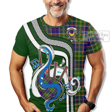 Arnott Tartan T-Shirt with Epic Bagpipe Style