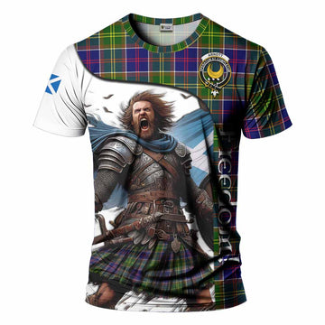 Arnott Crest Tartan T-Shirt Inspired by the Freedom of Scottish Warrior