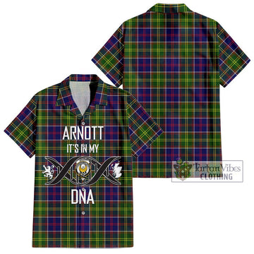 Arnott Tartan Hawaiian Shirt with Family Crest DNA In Me Style Kid - Tartan Vibes Clothing