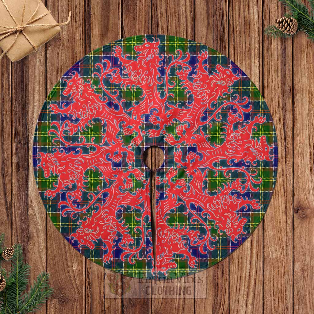 Arnott Tartan Christmas Tree Skirt Lion Rampant Style Casual Tree Skirts - Tartan Vibes Clothing