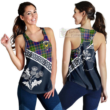 Arnott Tartan Women's Racerback Tanks Featuring Thistle and Scotland Map 4XL - Tartan Vibes Clothing