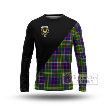 Arnott Tartan Long Sleeve T-Shirt with Family Crest and Military Logo Style Unisex - Tartan Vibes Clothing