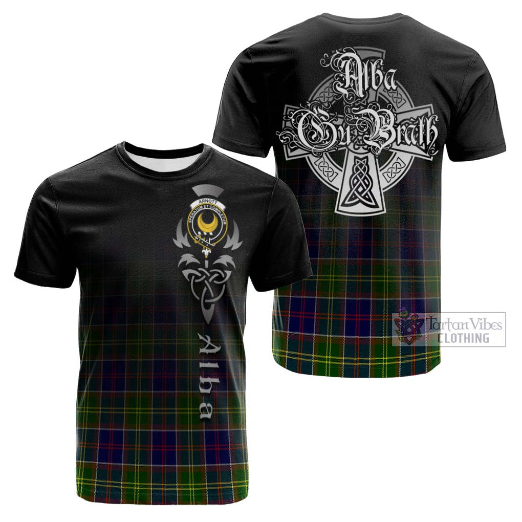 Arnott Tartan Cotton T-shirt Featuring Alba Gu Brath Family Crest Celtic Inspired Kid's Shirt - Tartan Vibes Clothing