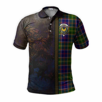 Arnott Tartan Family Crest Polo Shirt Alba Gu Brath Be Brave Lion Ancient Style Kid - Tartan Vibes Clothing
