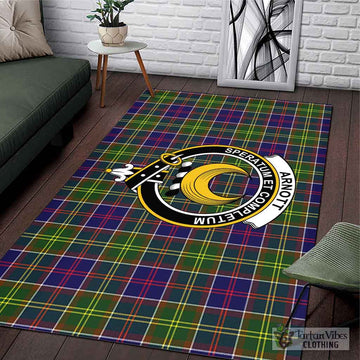 Arnott Tartan Area Rug with Family Crest L 59*86 inch (150x220 cm) - Tartan Vibes Clothing