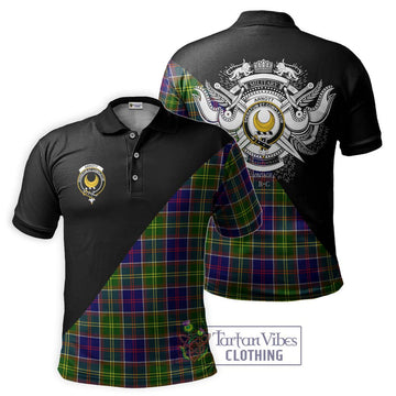 Arnott Tartan Polo Shirt with Family Crest and Military Logo Style Kid - Tartan Vibes Clothing
