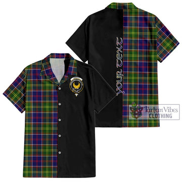 Arnott Tartan Hawaiian Shirt with Family Crest and Half Of Me Style Kid - Tartan Vibes Clothing