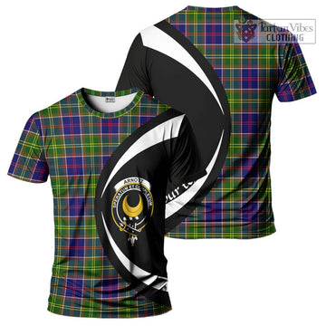 Arnott Tartan T-Shirt with Family Crest Circle Style