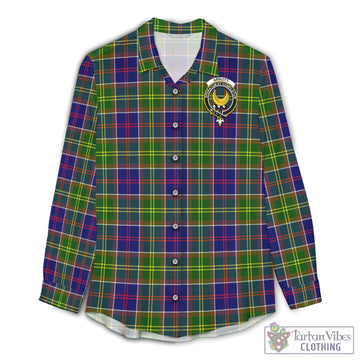 Arnott Tartan Women's Casual Shirt with Family Crest Female - Tartan Vibes Clothing