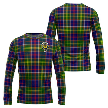 Arnott Tartan Long Sleeve T-Shirt with Family Crest Unisex - Tartan Vibes Clothing