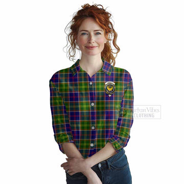 Arnott Tartan Women's Casual Shirt with Family Crest DNA In Me Style Female - Tartan Vibes Clothing