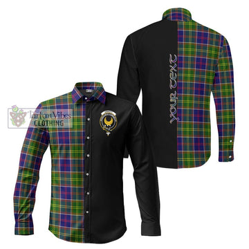 Arnott Tartan Long Sleeve Button Shirt with Family Crest and Half Of Me Style Men's Shirt S - Tartanvibesclothing Shop