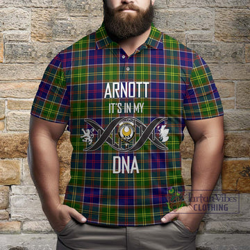 Arnott Tartan Polo Shirt with Family Crest DNA In Me Style Kid - Tartan Vibes Clothing