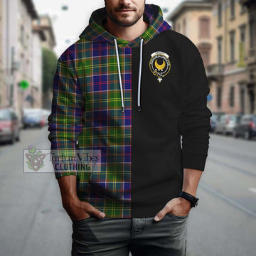 Arnott Tartan Hoodie with Family Crest and Half Of Me Style Zip Hoodie - Tartan Vibes Clothing
