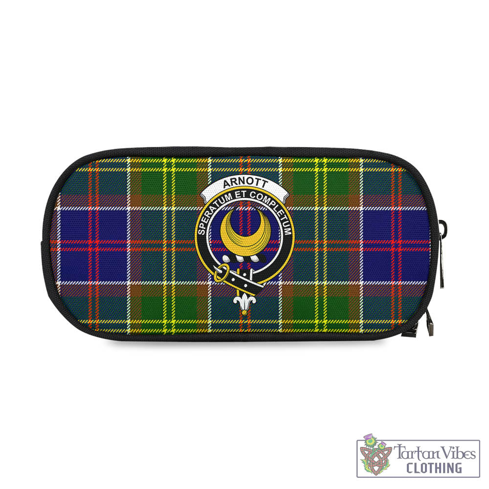 Arnott Tartan Pen and Pencil Case with Family Crest One Size 4.13*8.74 inch - Tartan Vibes Clothing