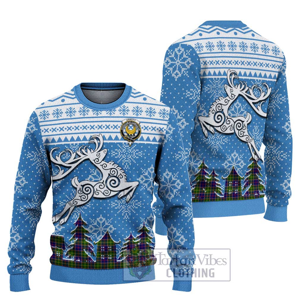 Arnott Clan Christmas Ugly Sweater Celtic Reindeer Style Unisex - Tartan Vibes Clothing