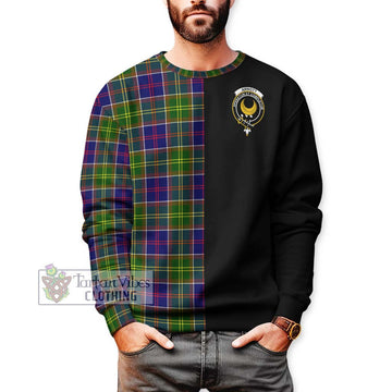Arnott Tartan Sweatshirt with Family Crest and Half Of Me Style Unisex - Tartan Vibes Clothing