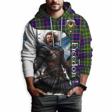 Arnott Crest Tartan Hoodie Inspired by the Freedom of Scottish Warrior Pullover Hoodie - Tartan Vibes Clothing