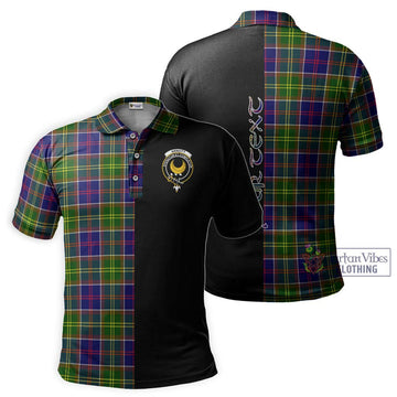 Arnott Tartan Polo Shirt with Family Crest and Half Of Me Style Kid - Tartan Vibes Clothing